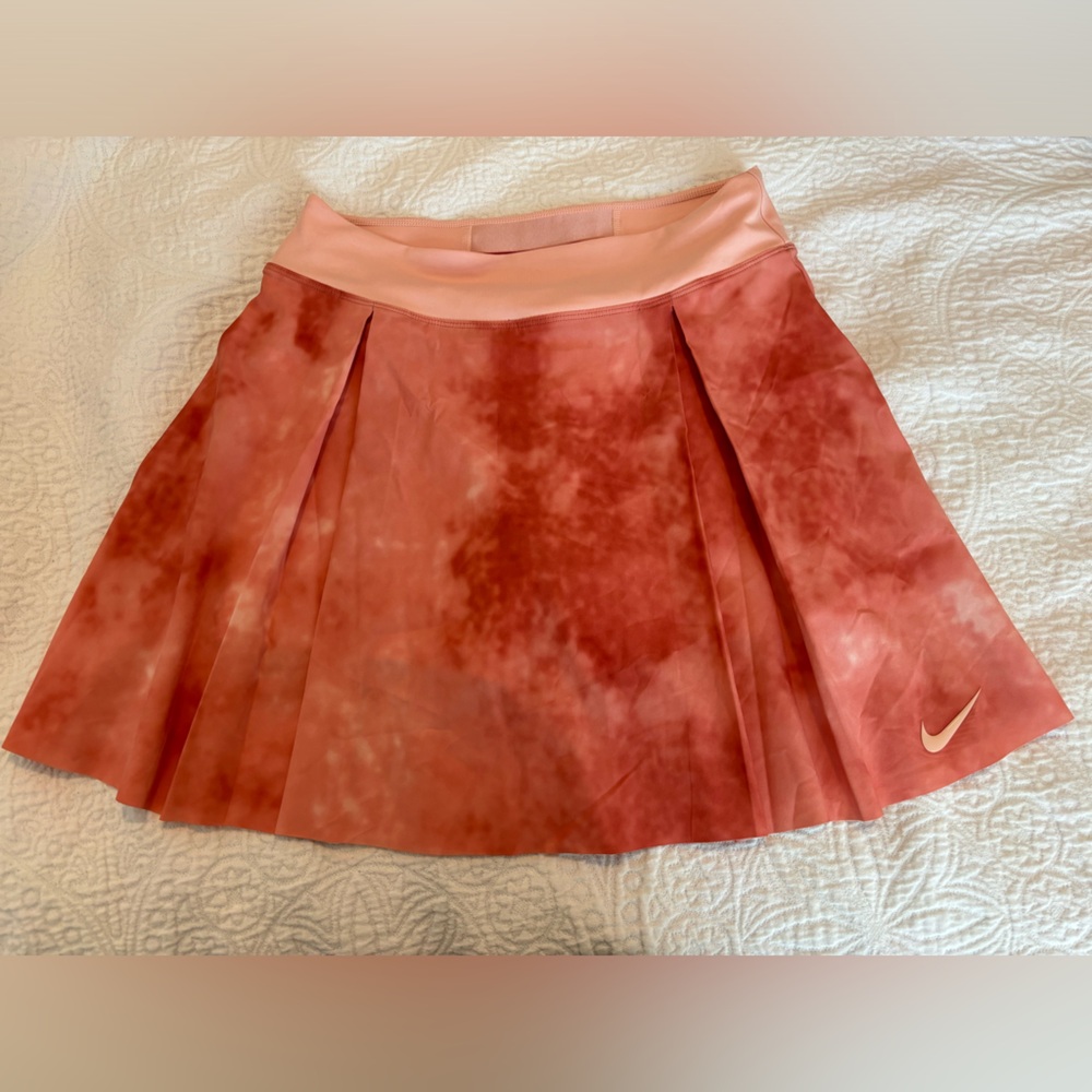 Nike Women's Tie-Dye Skirt in Coral